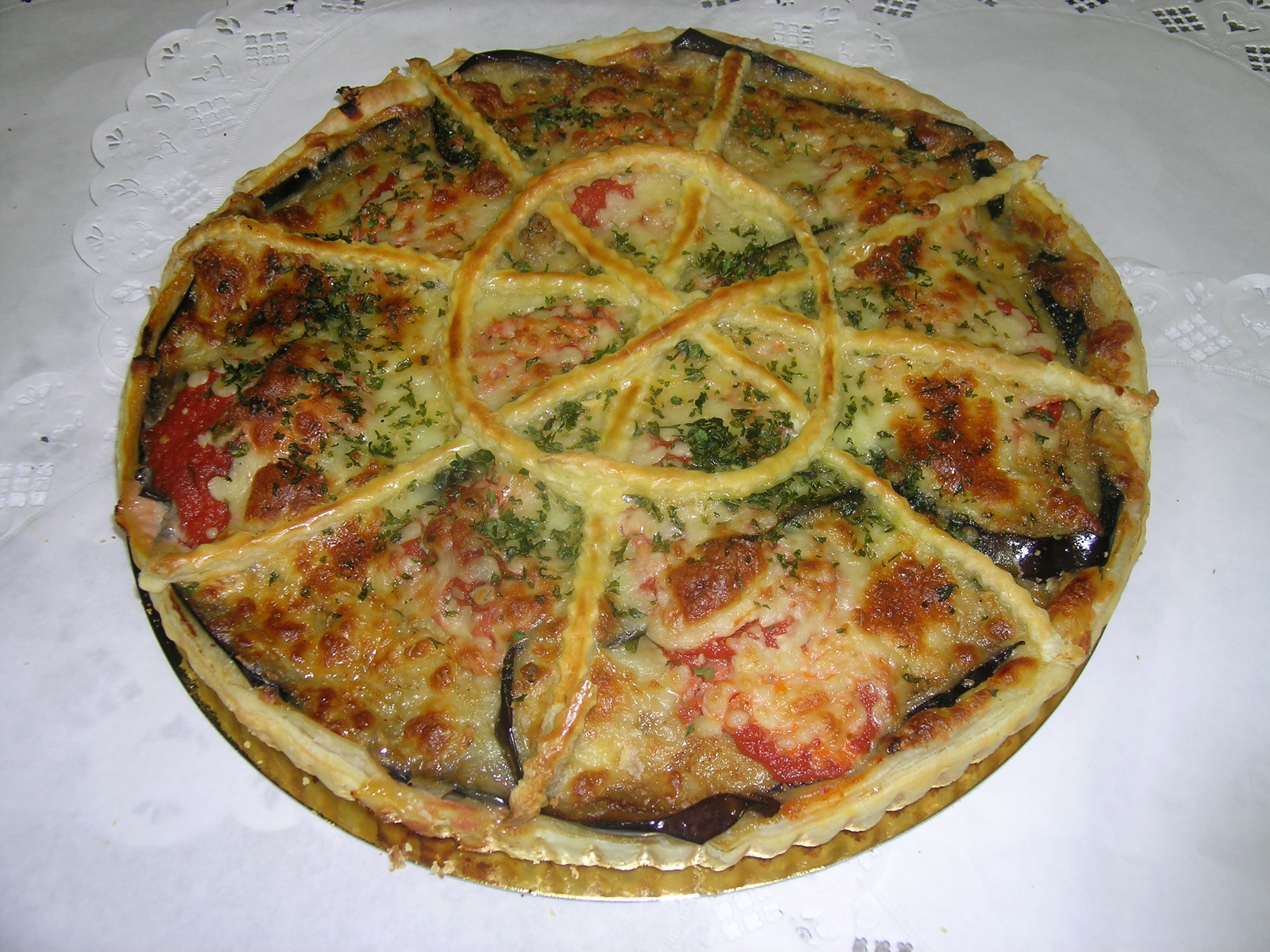 TOURTE AUBERGINES